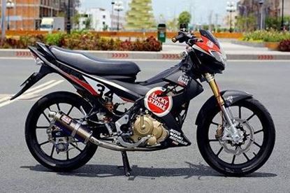 sơn xe Suzuki Raider